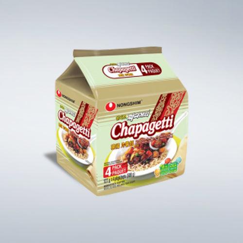 Nongshim, Chapagetti (Noodle Pasta with Chajang Sauce) (4 count, 4.48 oz  each), 17.92 oz 