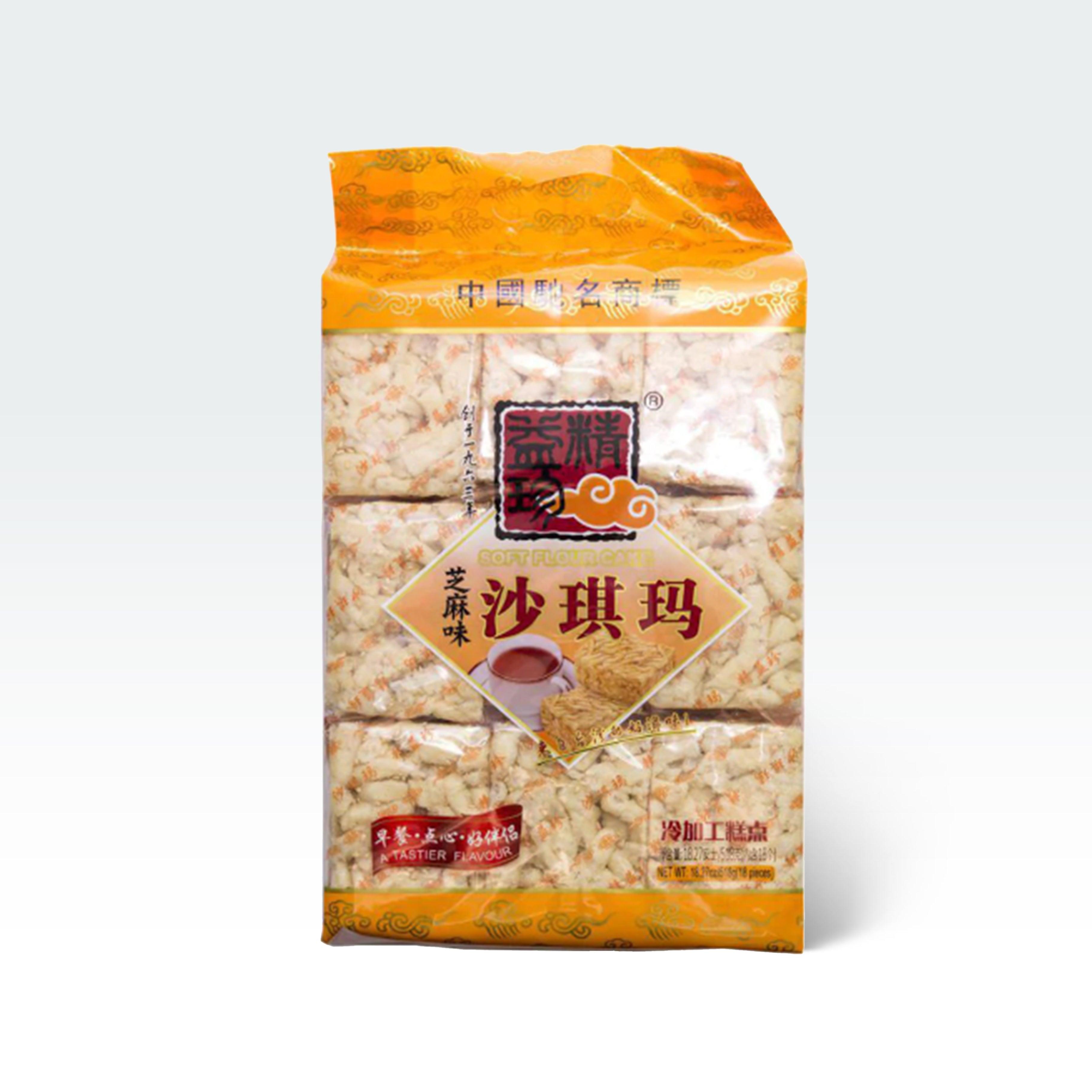 Jingyizhen Sachima Sesame Flavor Soft Flour Cakes 18.27oz(518g)