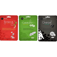 Celavi Essence Facial Sheet Face Mask Variety Set Classic Authentic Korean Moisturizing Skincare (12-Packs)