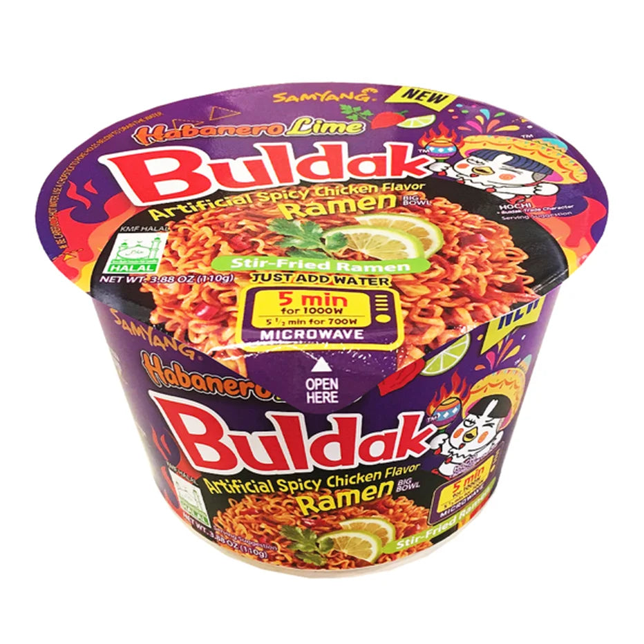 Nouilles Samyang Buldak Habanero Lime (HALAL)