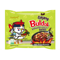 Samyang Buldak jjajang Spicy Chicken Stir Fried Ramen Korean 4.94(140g) x 5 Packs - Anytime Basket