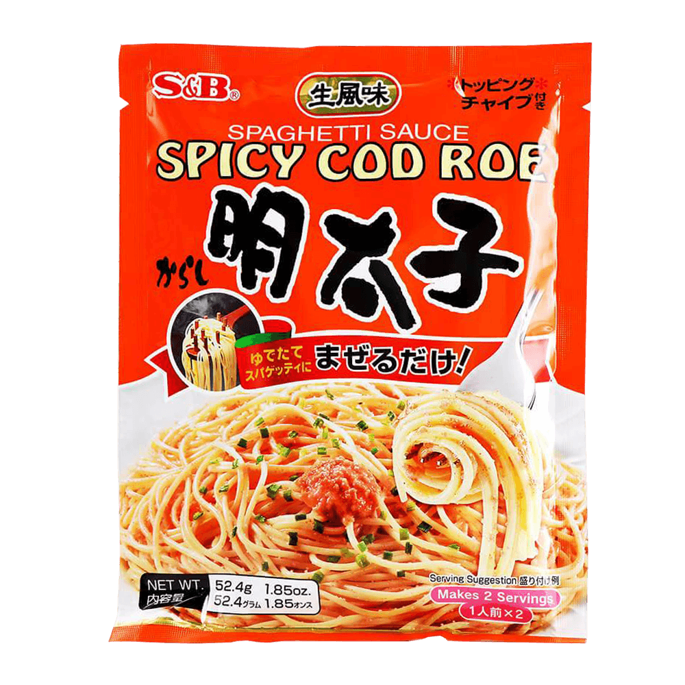 S&B Spaghetti Sauce Spicy Cod Roe 1.85oz(52.4g) – Anytime Basket